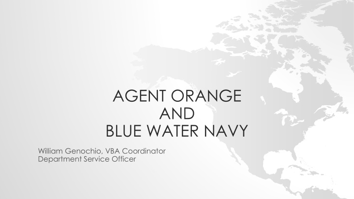 agent orange and blue water navy