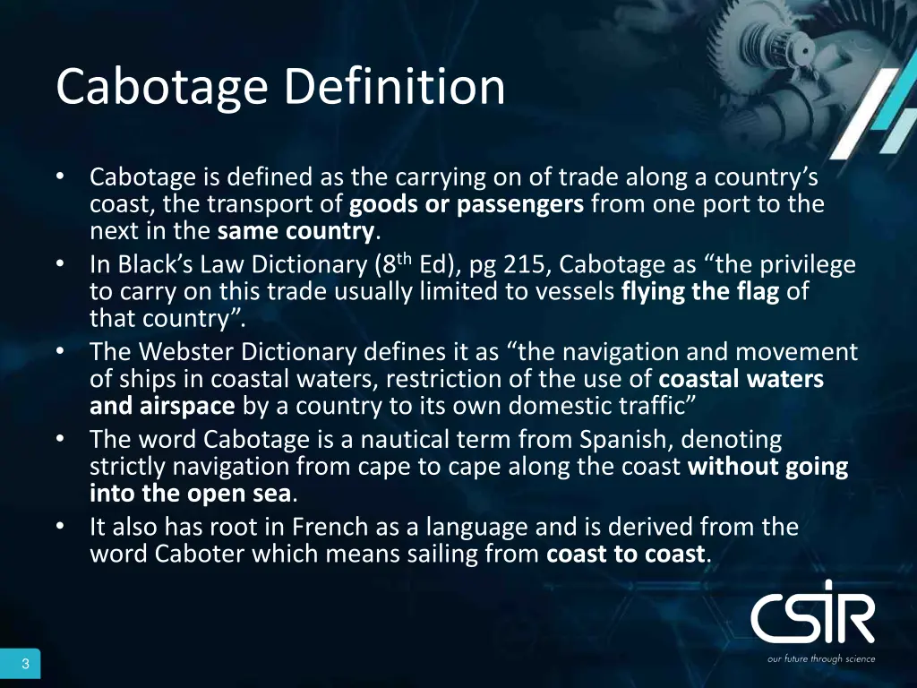 cabotage definition