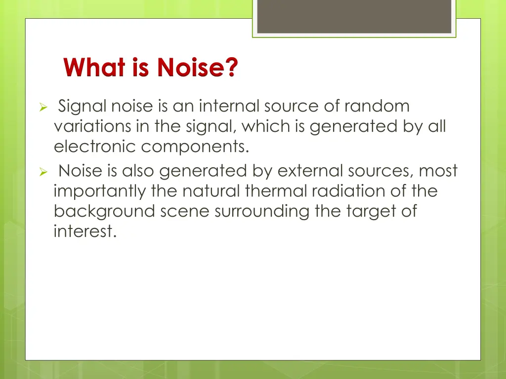 what is noise