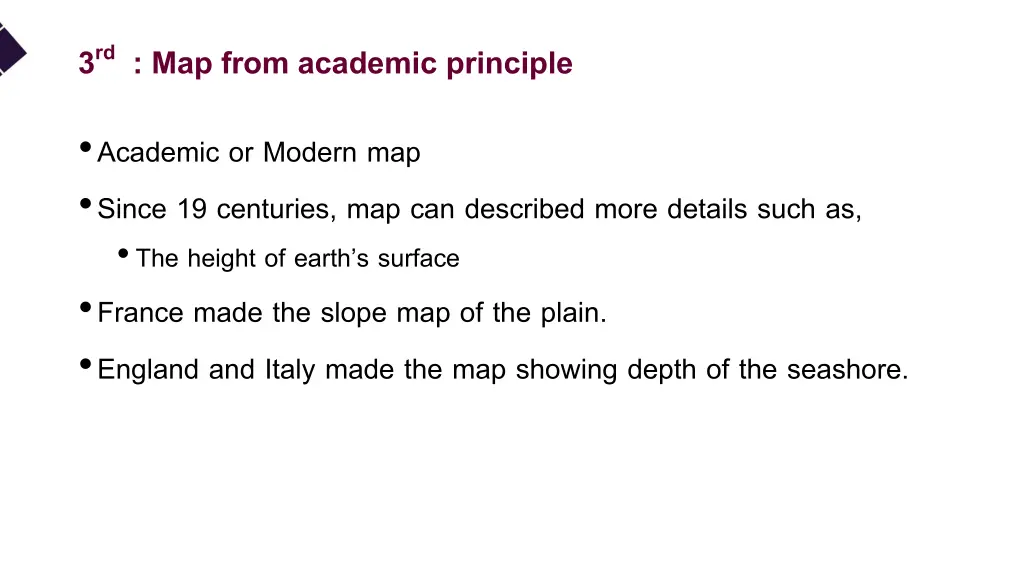 3 rd map from academic principle