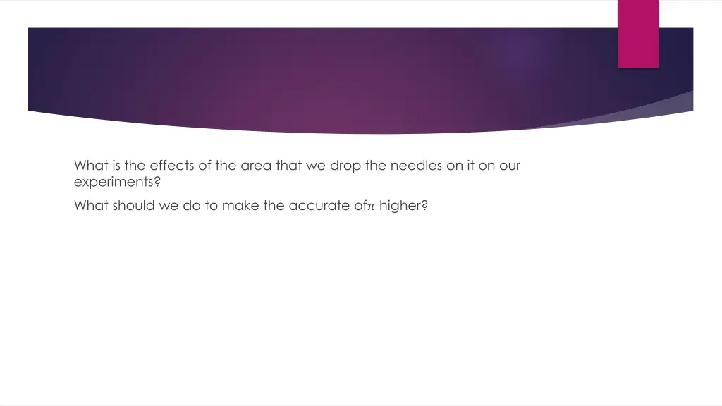 what is the effects of the area that we drop