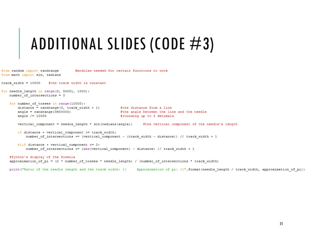 additional slides code 3