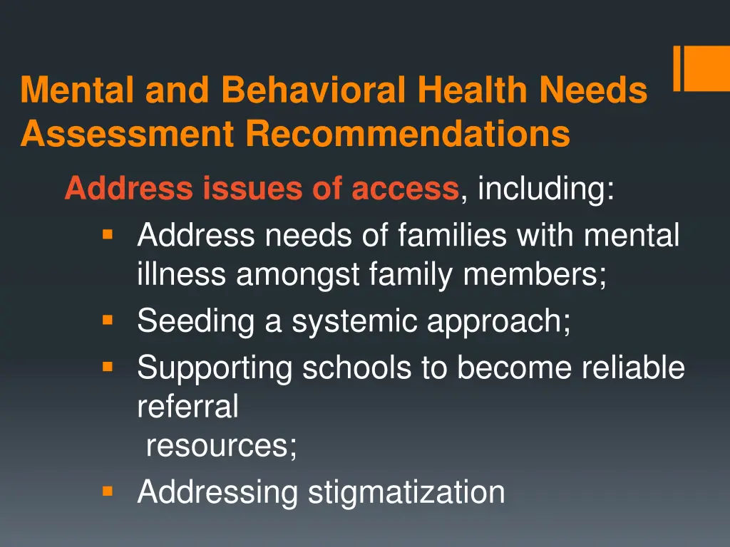 mental and behavioral health needs assessment 1