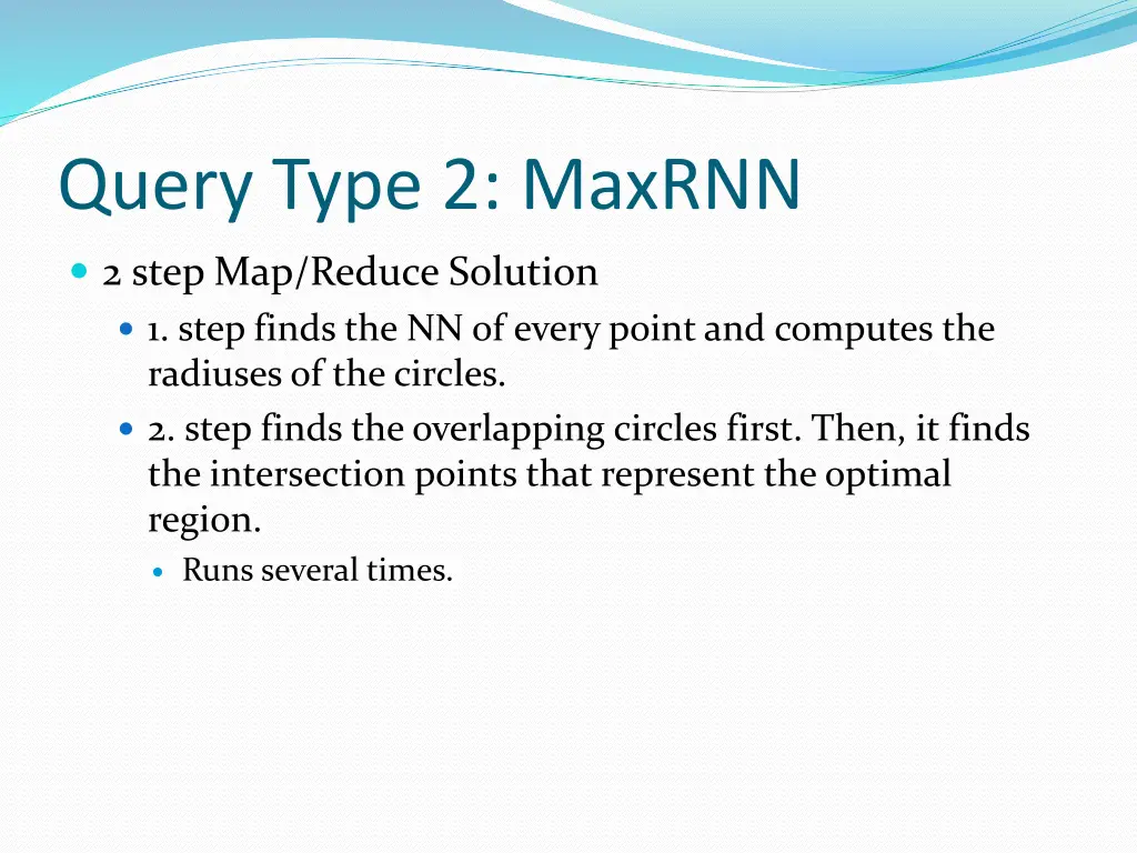 query type 2 maxrnn 3