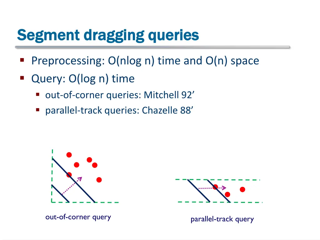 segment dragging queries segment dragging queries