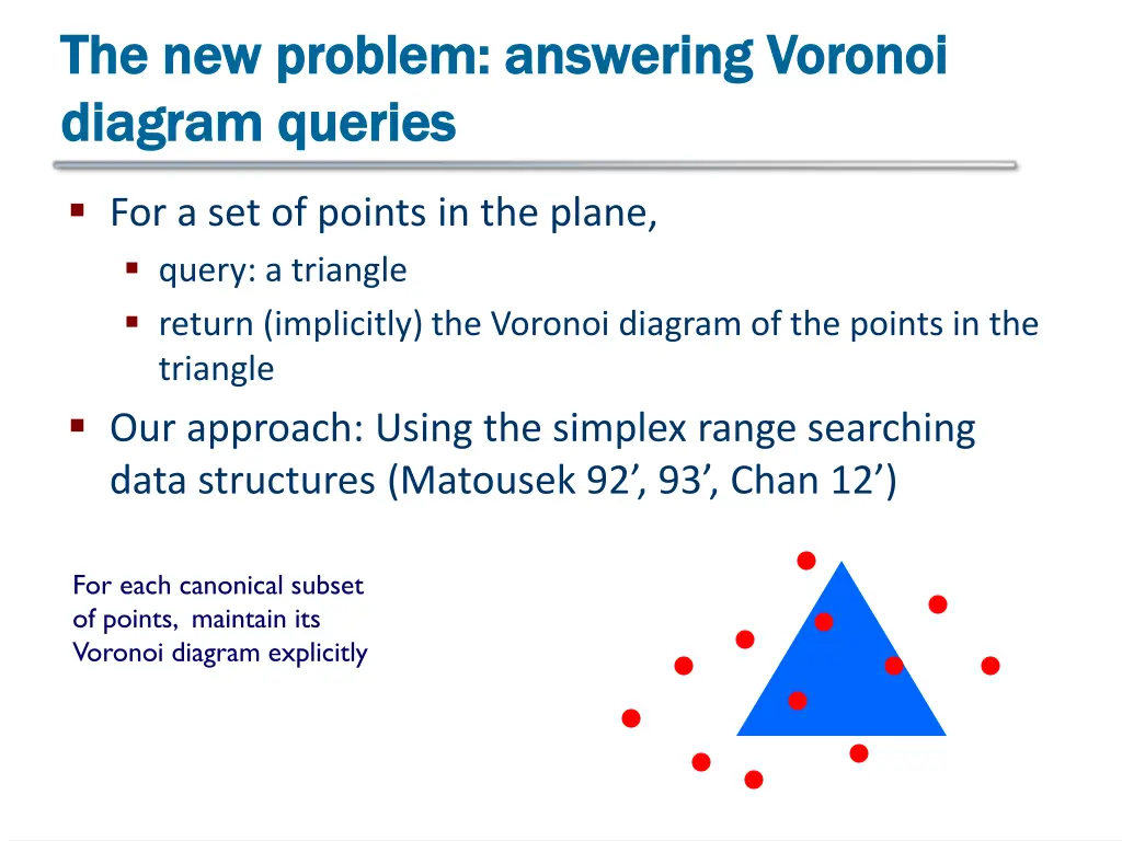 the new problem answering the new problem