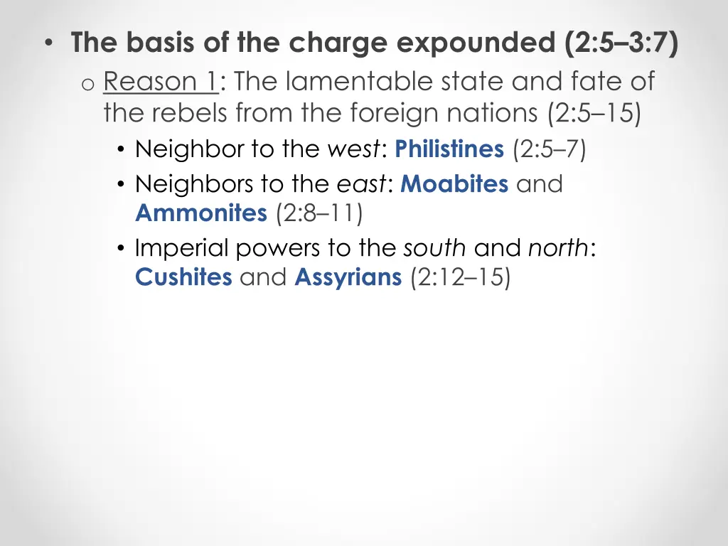 the basis of the charge expounded