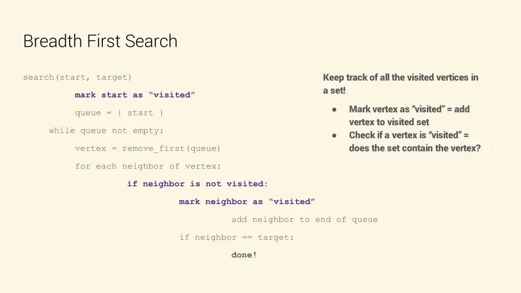 breadth first search 3