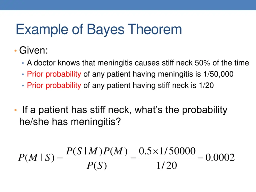 example of bayes theorem