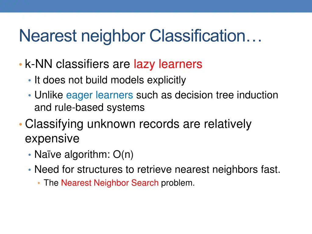 nearest neighbor classification 5