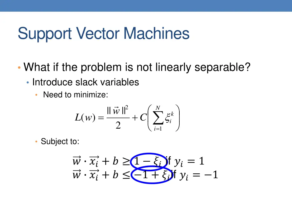 support vector machines 11