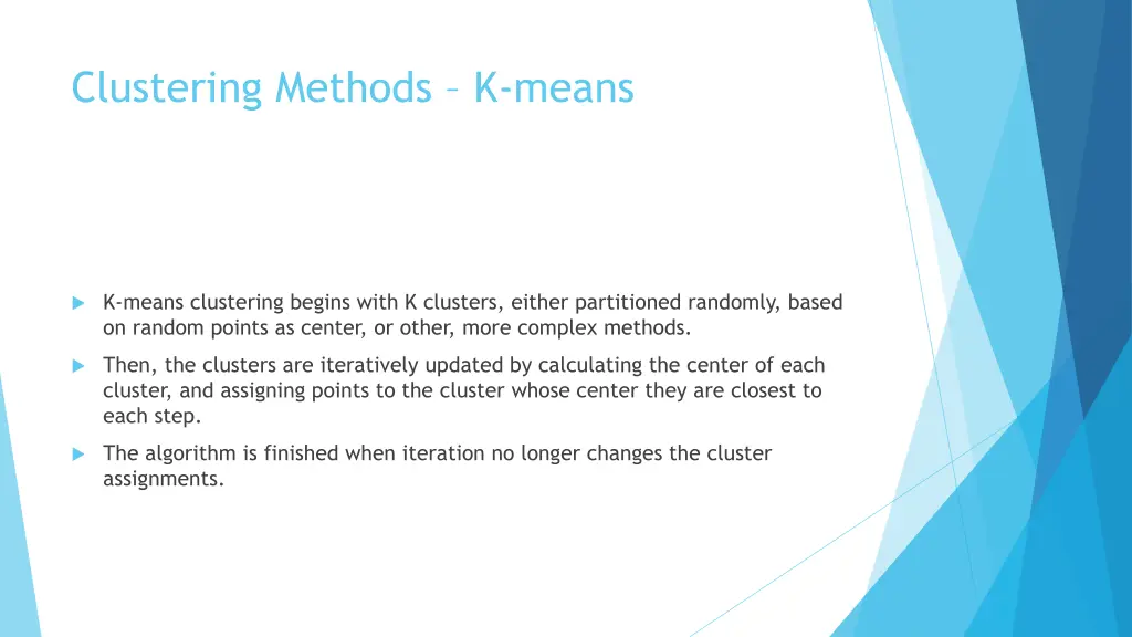 clustering methods k means