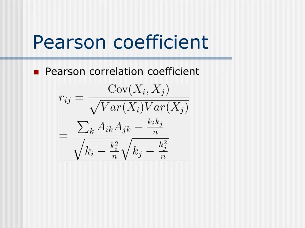 pearson coefficient 2