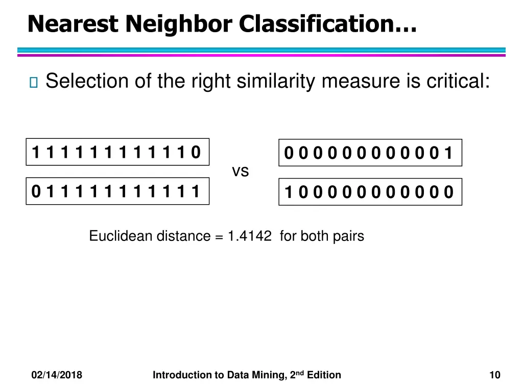 nearest neighbor classification 3