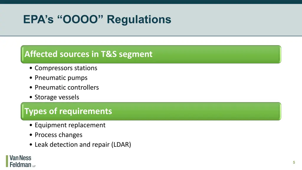 epa s oooo regulations