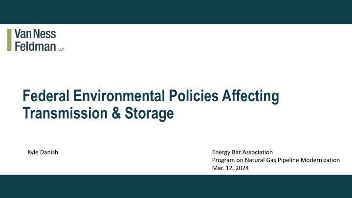 federal environmental policies affecting