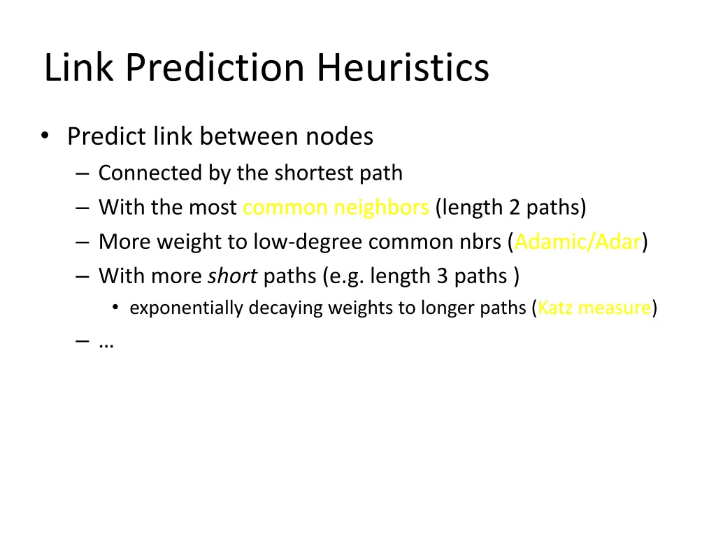 link prediction heuristics 1