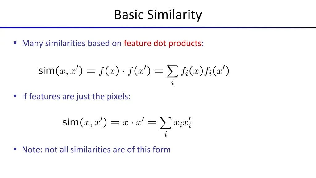 basic similarity