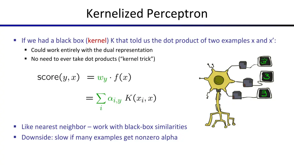 kernelized perceptron