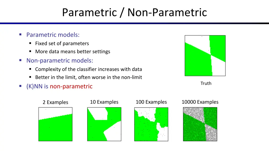 parametric non parametric