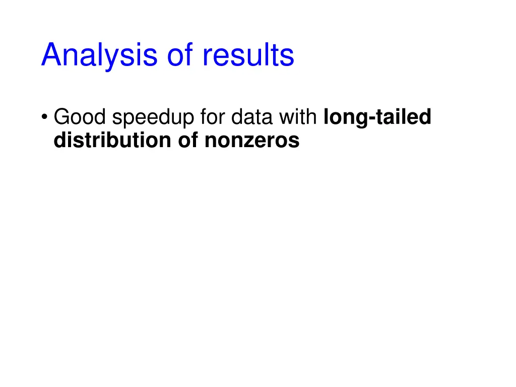 analysis of results