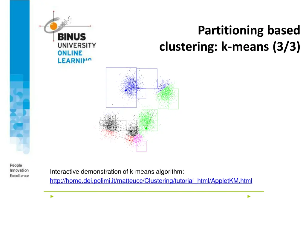 partitioning based clustering k means 3 3