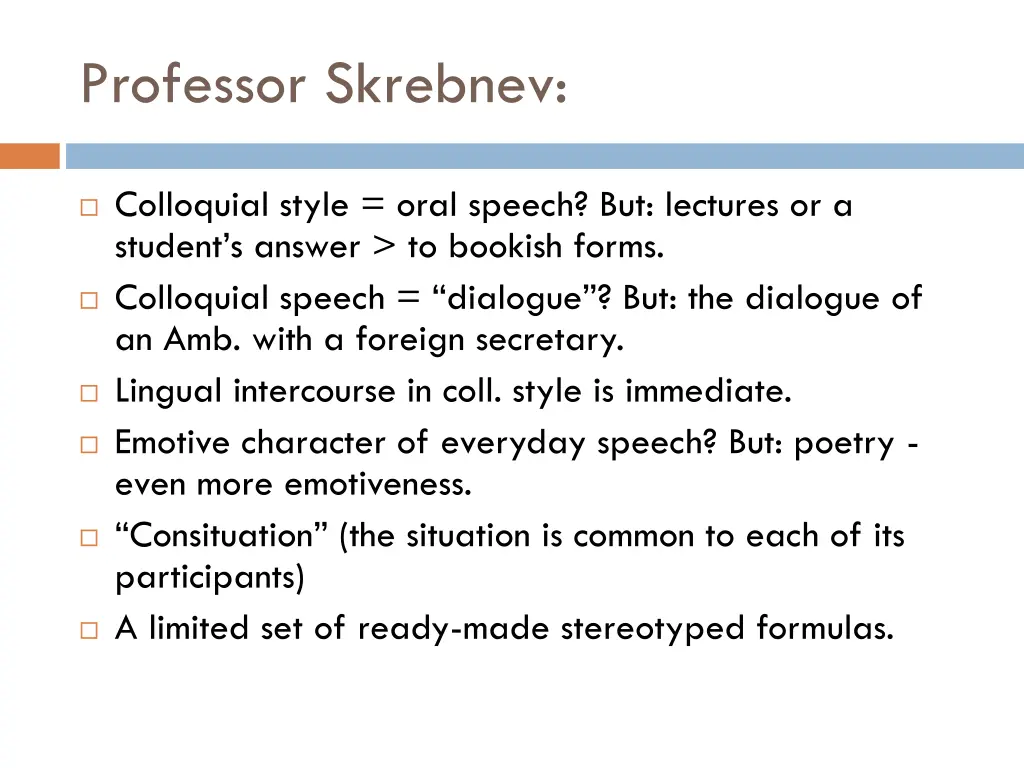 professor skrebnev