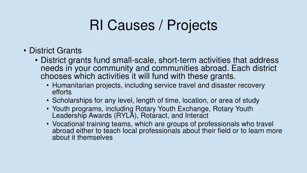 ri causes projects 2