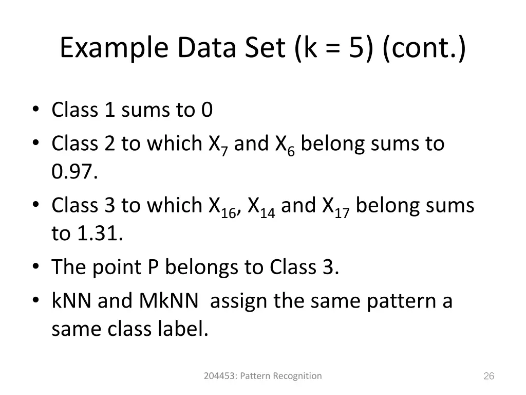 example data set k 5 cont 2