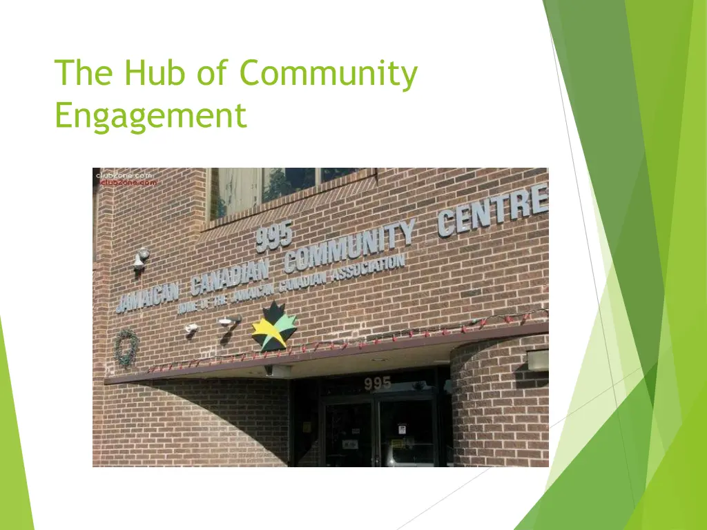 the hub of community engagement