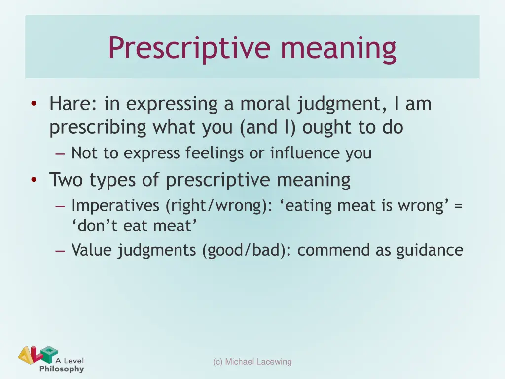 prescriptive meaning