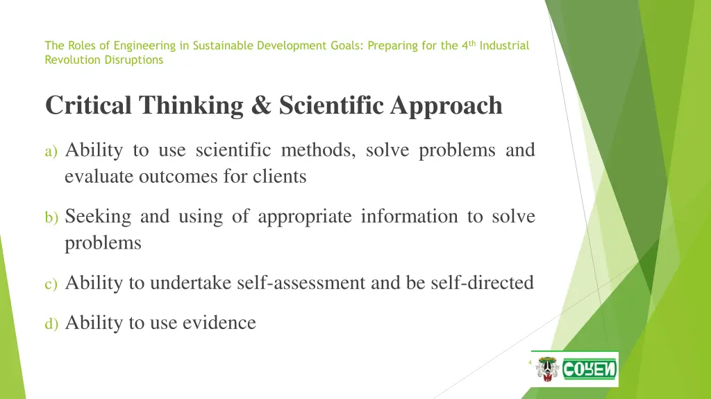 the roles of engineering in sustainable 46