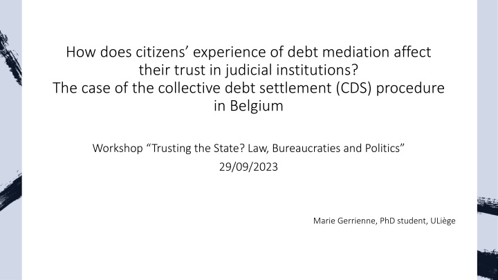 how does citizens experience of debt mediation