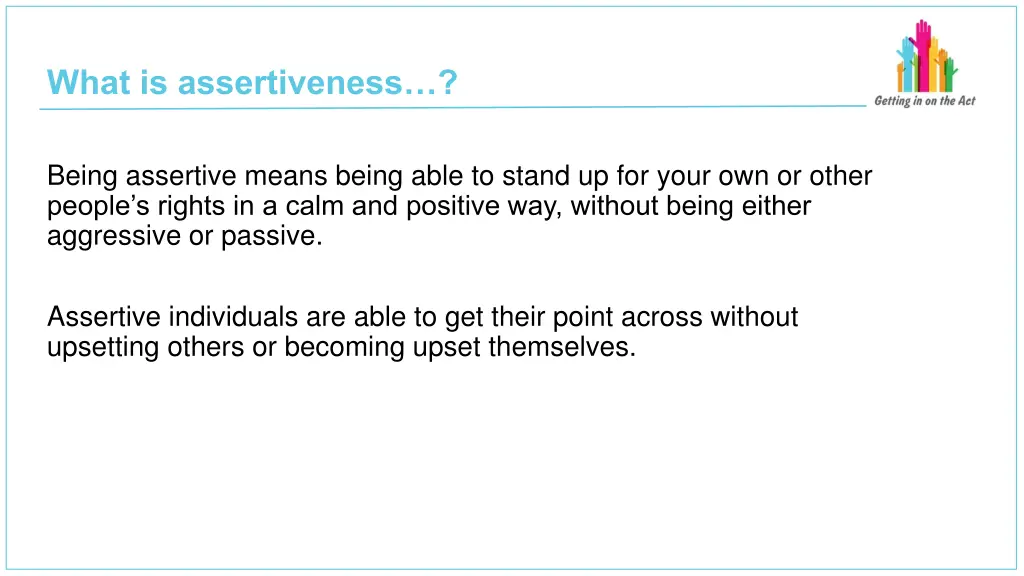 what is assertiveness