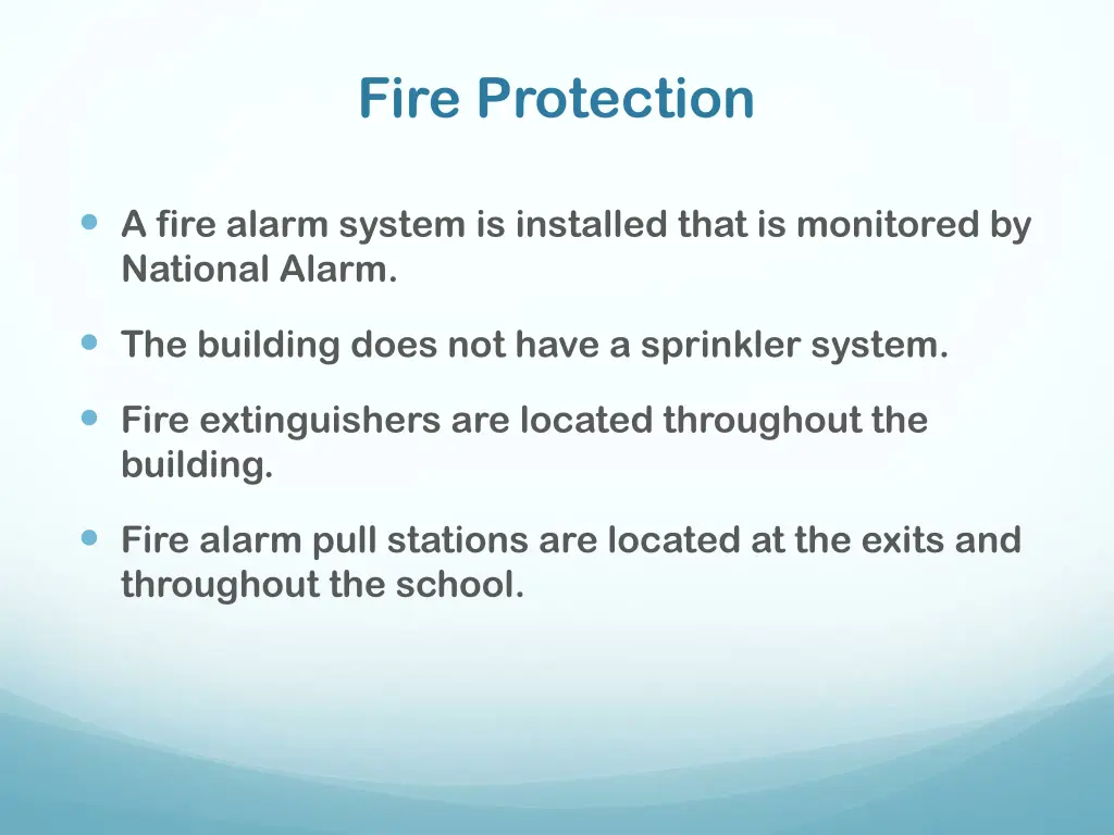 fire protection