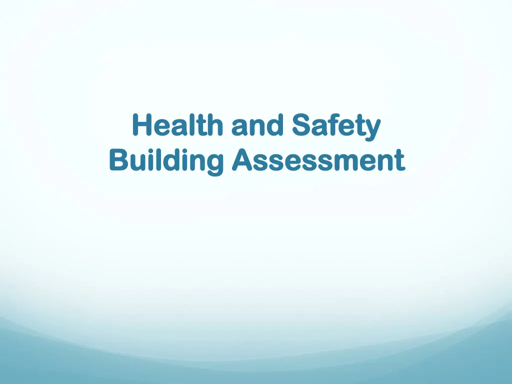 health and safety health and safety building