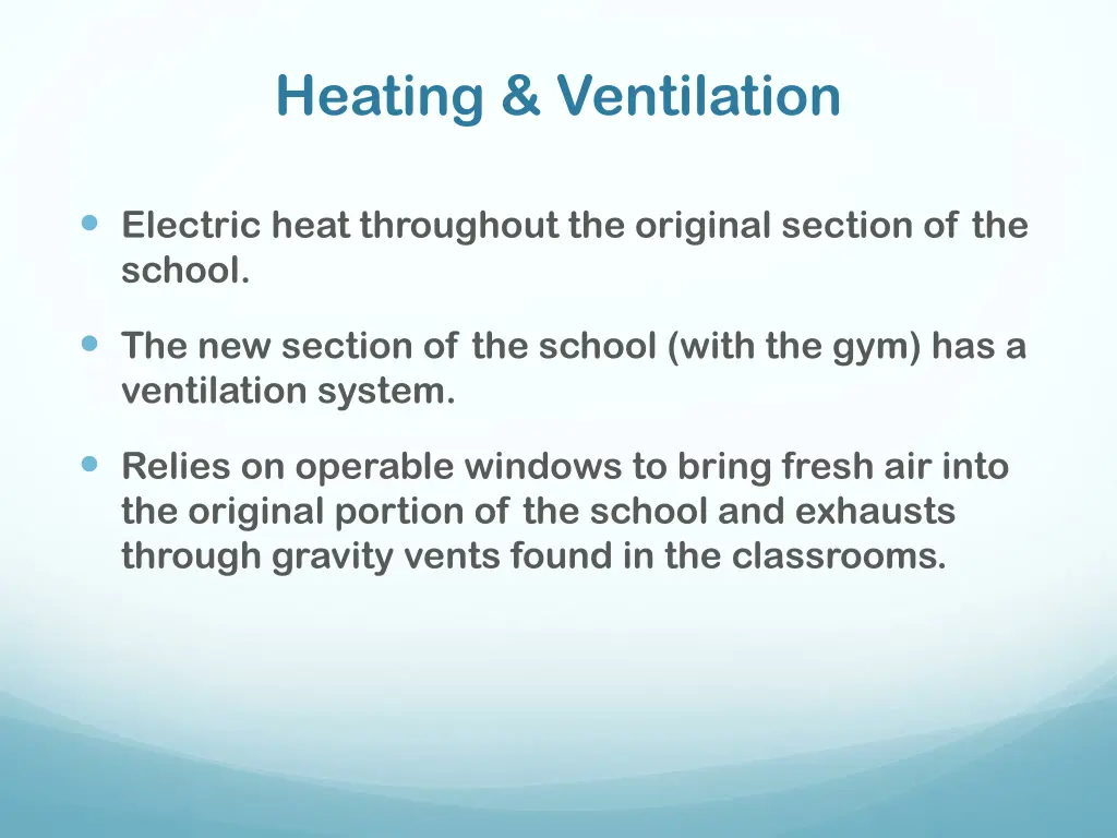 heating ventilation