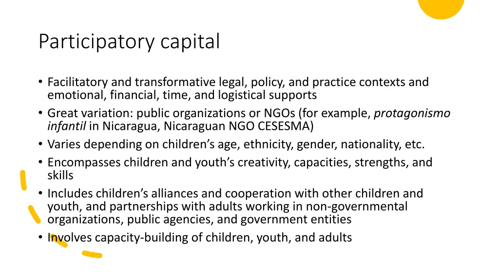 participatory capital