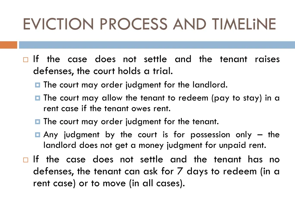 eviction process and timeline 2