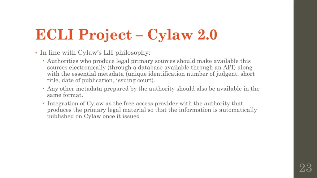 ecli project cylaw 2 0