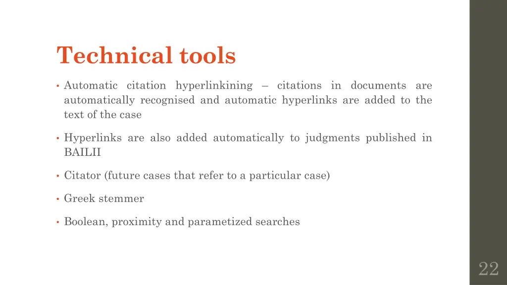 technical tools