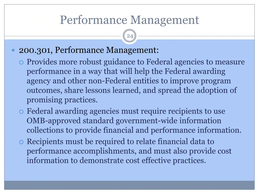 performance management