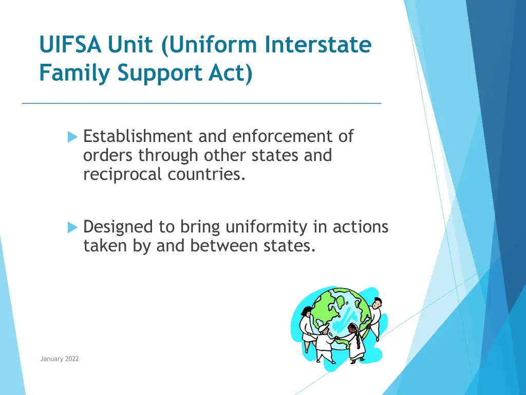 uifsa unit uniform interstate family support act