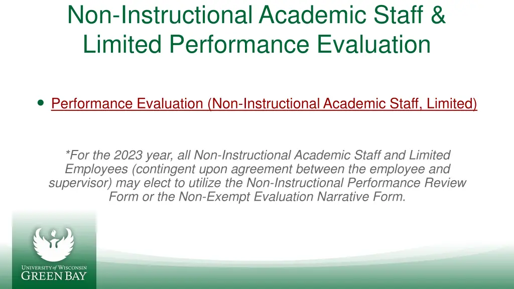 non instructional academic staff limited