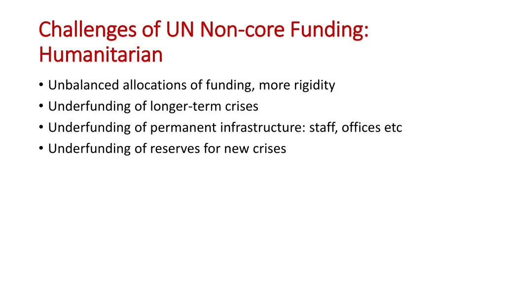 challenges of un non challenges of un non core 1