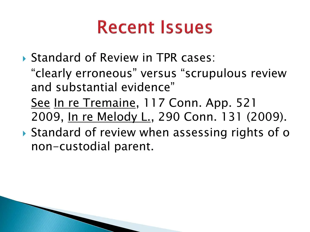 standard of review in tpr cases clearly erroneous