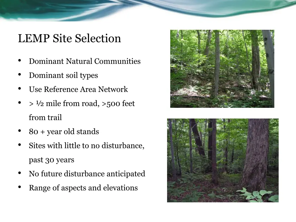 lemp site selection