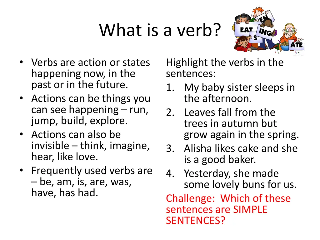 what is a verb