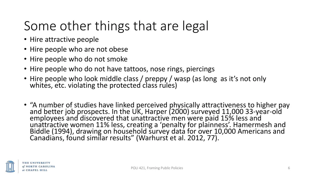 some other things that are legal hire attractive