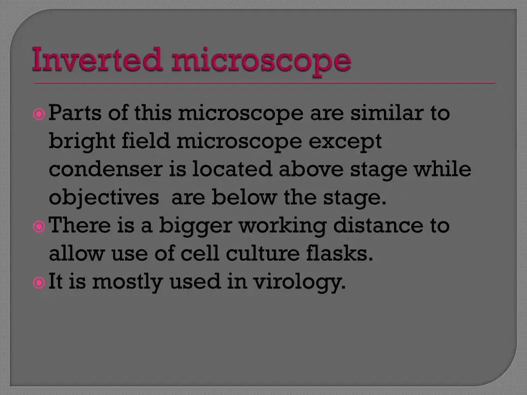 parts of this microscope are similar to bright